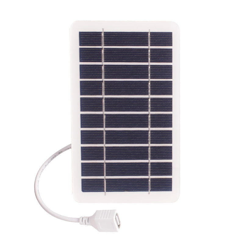 Cross-border Explosions Foreign Trade Single Product 5V2W Solar Charging Board Outdoor Camping Mobile Phone Mobile Power Charger