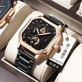 Square Men's Watch Men's Waterproof Luminous Calendar Cross-border Fashion Quartz Watch New